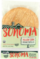 SONOMA: Yellow Corn Organic Tortillas, 12 oz