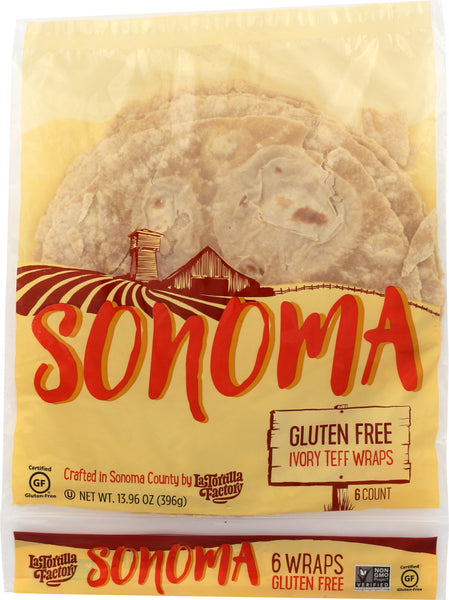 SONOMA: Ivory Teff Wraps, 13.96 oz