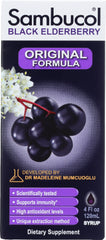 SAMBUCOL: Black Elderberry Immune System Support Original Formula, 4 oz