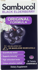 SAMBUCOL: Immune Black Elderberry Original, 30 tb
