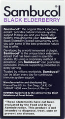 SAMBUCOL: Immune Black Elderberry Original, 30 tb