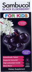SAMBUCOL: Syrup Black Elderberry for Kids, 4 oz