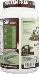 GENCEUTIC NATURALS: Plant Head Protein Powder Chocolate, 1.8 lbs