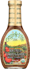 ORGANICVILLE: Dressing Vinaigrette Sundried Tomato Garlic Organic, 8 oz