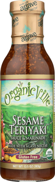ORGANICVILLE: Sauce Teriyaki Sesame, 13.5 oz