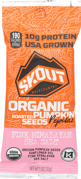 SKOUT: Pumpkin Seeds Pink Himalayan Sea Salt, 1.1 oz