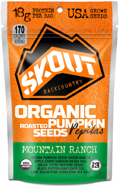 SKOUT: Mountain Ranch Pumpkin Seeds, 2.2 oz