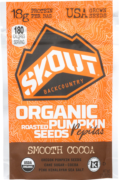 SKOUT: Seeds Pumpkin Cocoa, 2.2 oz