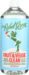 REBEL GREEN: Fruit and Veggie Clean Refill, 34 oz