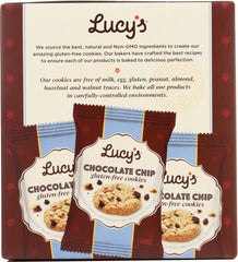 LUCYS: Cookies Snack & Go Chocolate Chip Gluten Free, 6.3 oz