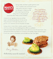 MARY'S GONE CRACKERS: Organic Seed Crackers Original, 6.5 oz