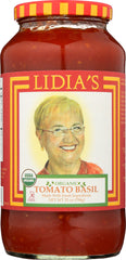 LIDIAS: Organic Tomato Basil Sauce, 25 oz