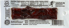 TANKA: Natural Buffalo Meat Cranberry Bar Slow Smoked Original, 1 Oz