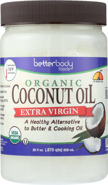 BETTERBODY: Oil Coconut Extra Virgin, 28. oz