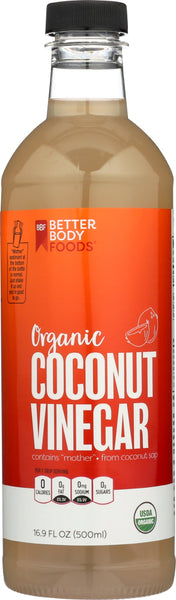 BETTERBODY: Vinegar Coconut Organic, 16.9 fo