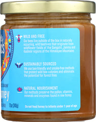 HEAVENLY ORGANICS: White Himalayan Raw Honey, 12 oz