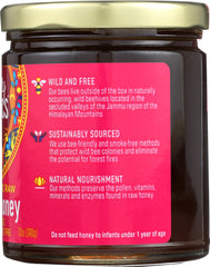 HEAVENLY ORGANICS: Organic Himalayan Raw Acacia Honey, 12 oz