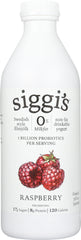 SIGGIS: Raspberry Filmjolk Non Fat Drinkable Yogurt, 32 oz