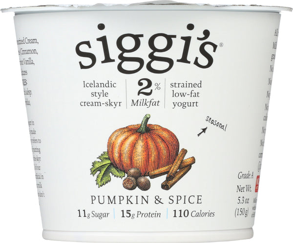 SIGGIS: 2% Seasonal Assorted Yogurt, 5.3 oz