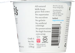 SIGGIS: 2% Milkfat Strained Low-Fat Black Cherry Yogurt, 5.3 oz