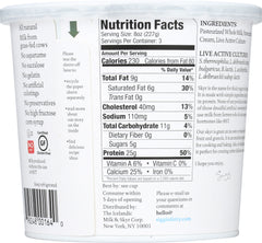 SIGGIS: 4% Whole Milk Strained Yogurt Plain, 24 oz