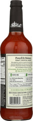 POWELL & MAHONEY: Sriracha Bloody Mary Super Spicy Cocktail Mixer Non-Alcoholic, 750 ml