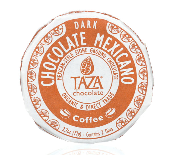 TAZA CHOCOLATE: Dark Chocolate Disc Mexicano, 2.7 oz