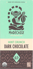 MADECASSE: Mint Crunch Dark Chocolate, 2.64 oz