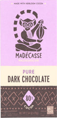 MADECASSE: Chocolate Bar 80% Cocoa, 2.64 Oz