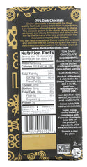 DIVINE CHOCOLATE: Chocolate Bar Dark 70%, 3.5 oz