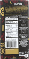 DIVINE CHOCOLATE: Dark Chocolate Hazelnut Truffle, 3.5 oz