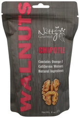 THE NUTTY GOURMET: Walnut Chipotle, 8 Oz