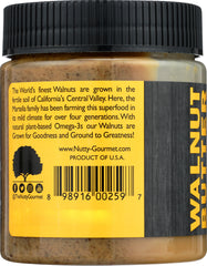 THE NUTTY GOURMET: Nut Butter Walnut Honey, 10 oz