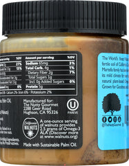 THE NUTTY GOURMET: Nut Butter Walnut Sea Salt, 10 oz