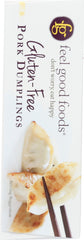 FEEL GOOD FOODS: Gluten Free Pork Dumplings, 10 oz