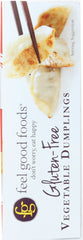 FEEL GOOD FOODS: Gluten Free Vegetable Dumplings, 10 oz