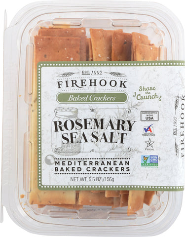 FIREHOOK: Rosemary Cracker Snack Box, 5.5 oz