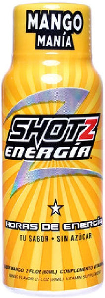 SHOTZ: Energy Shot Mango Mania, 2 oz