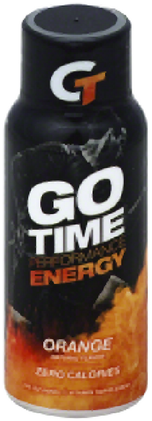 GO TIME PERFORMANCE ENERGY: Energy Shot Orange, 2 oz