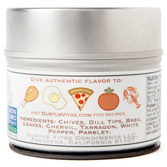 GUSTUS VITAE: Rub Taste of Bordeaux, 0.3 oz