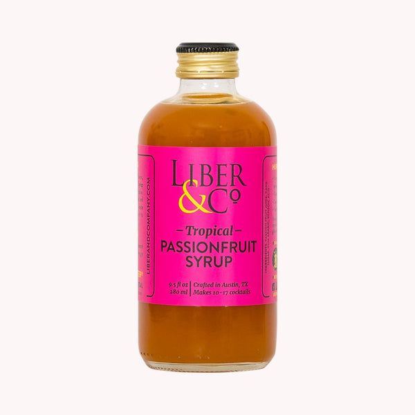 LIBER & CO: Tropical Passion Fruit Syrup, 9.5 fl oz