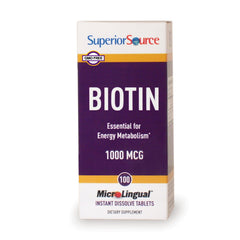 SUPERIOR SOURCE: Biotin 1000 Mcg, 100 tb