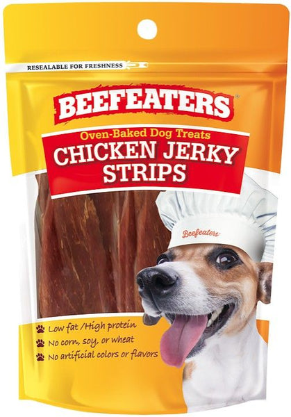 Beefeaters Oven Baked Chicken Jerky Strips Dog Treat