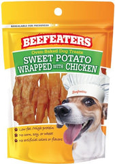 Beefeaters Oven Baked Sweet Potato Wrapped with Chicken Dog Treat