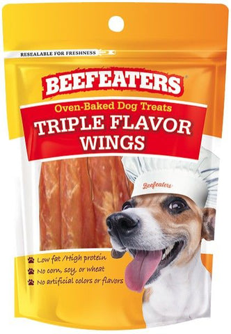 Beefeaters Oven Baked Triple Flavor Wings Dog Treat