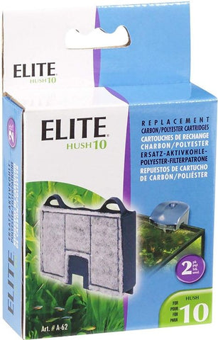 Elite Hush 10 Replacement Carbon / Polyester Cartridges