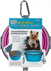 Loving Pets Bella Roma Pink Travel Bowl