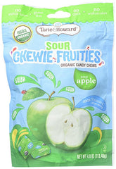 TORIE & HOWARD: Candy Fruit Chewie Sour Apple Bag Original, 4 oz