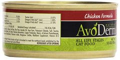 AVODERM: Cat Can Natural Chicken, 5.5 oz