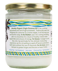 MUNKIJO: Oil Coconut Virgin Organic, 14 oz